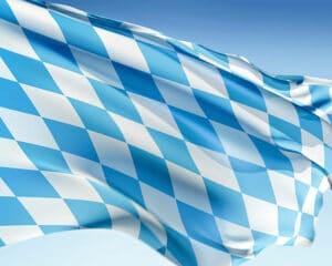 Rautenflagge (blue and white lozenge flag) of Bavaria
