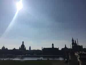 Skyline of Dresden's historical city centre