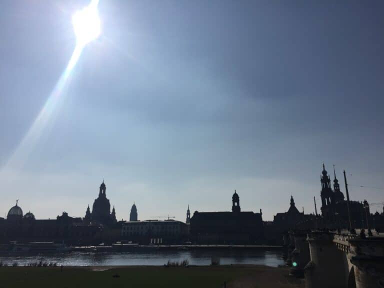 Skyline of Dresden's historical city centre