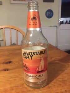 0.5 litre bottle of Whitstable Bay Organic Ale