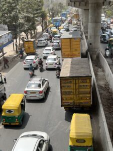 Bangalore traffic on a Wednesday afternoon.