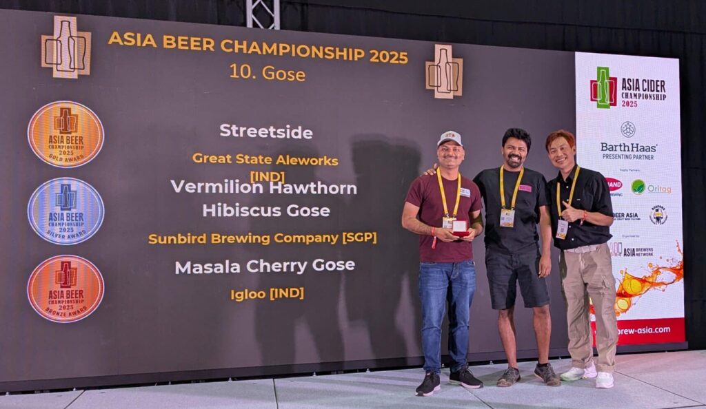 Scenes from the Asia Beer Championship 2025 awards ceremony in Bangkok.