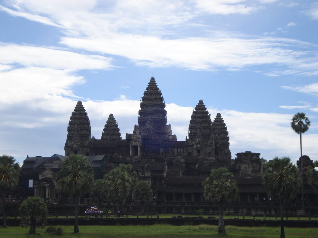View of Angkor Wat near Siem Reap, Cambodia.