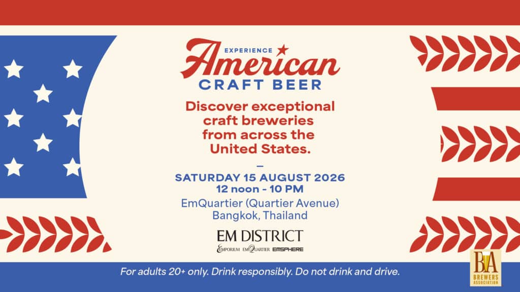 bangkok craft beer festival august 2026 brewers association