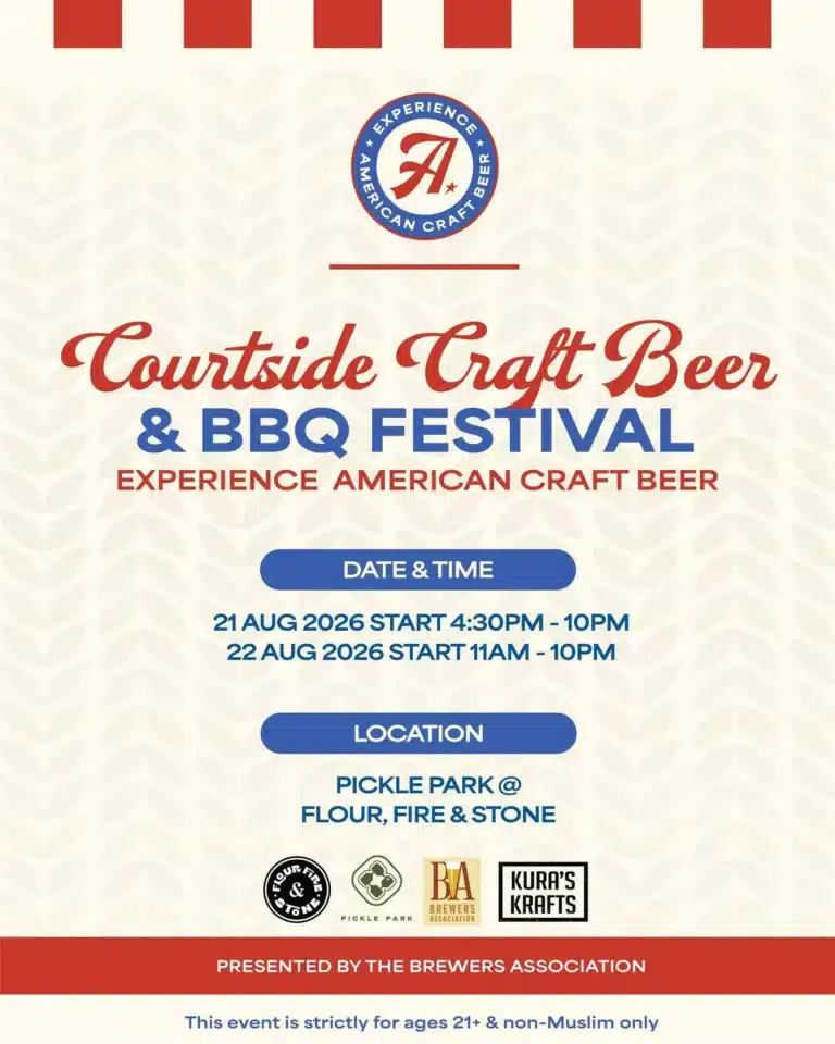 Courtside Craft Beer & BBQ Festival 2026 at Pickle Park, Petaling Jaya