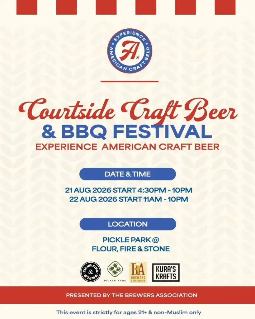 Courtside Craft Beer & BBQ Festival 2026 at Pickle Park, Petaling Jaya